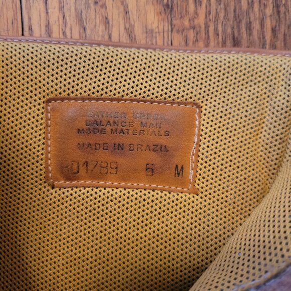 Vintage Durango Harness Moto Boots Tan Leather 6M Brazil Biker Engineer 90s y2k - Picture 5 of 8